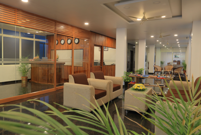 Lobby seating area